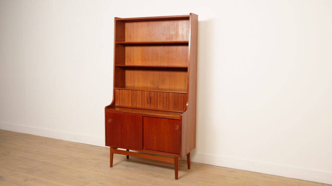 Vintage library | Secretary | Teak | Johannes Sorth