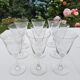 Set of 11 crystal wine glasses 1930s