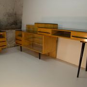 Modular set of table, night stand and chest of drawers by M. Pozar, 1960s