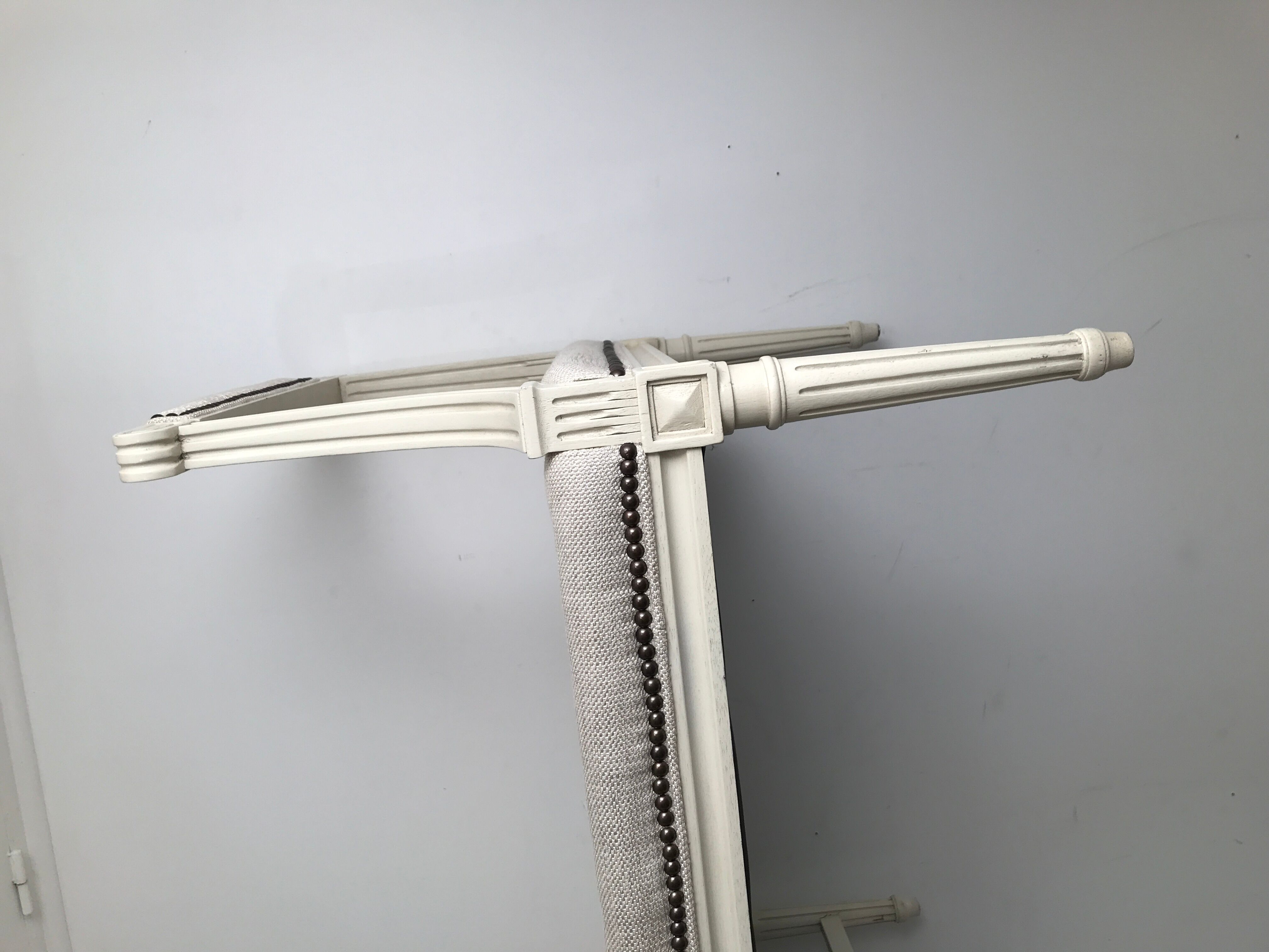 Updated bed end bench 3 seats baroque style