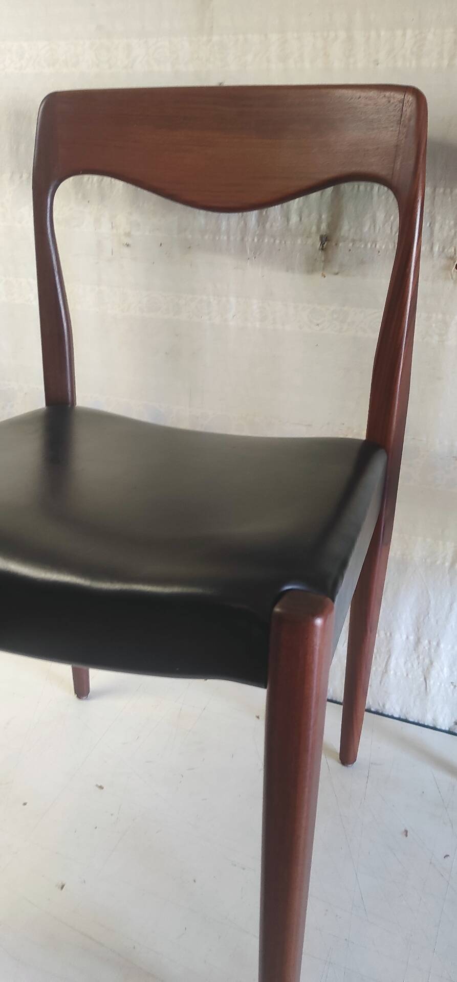 Pair of teak chairs in Scandinavian style - 1960s