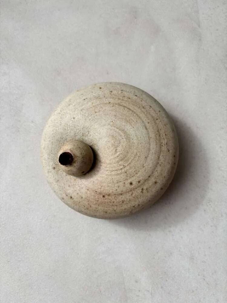 Japandi vase designed by Freek Berends, 1970s ceramic.