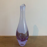 Glass vase by Miloslav Klinger for Zelezny Brod Sklo, 1960s