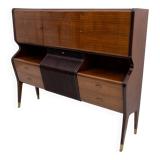 Osvaldo Borsani Mid-Century Modern Italian Sideboard with Bar Cabinet, 1950