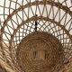 Woven wicker basket/tripod basket