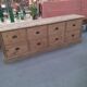 Trade furniture 8 drawers fir