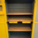 Armoire parisienne jaune poudrée 1950