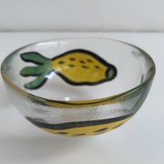 Bowl Kosta Boda by Ulrica Hydman Vallien – hand-painted glass 15 cm