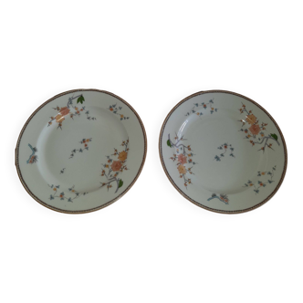 Assiettes plates A. Lanternier & Co