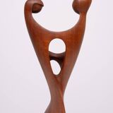 Teak Sculpture by Simon Randers 1960s Denmark