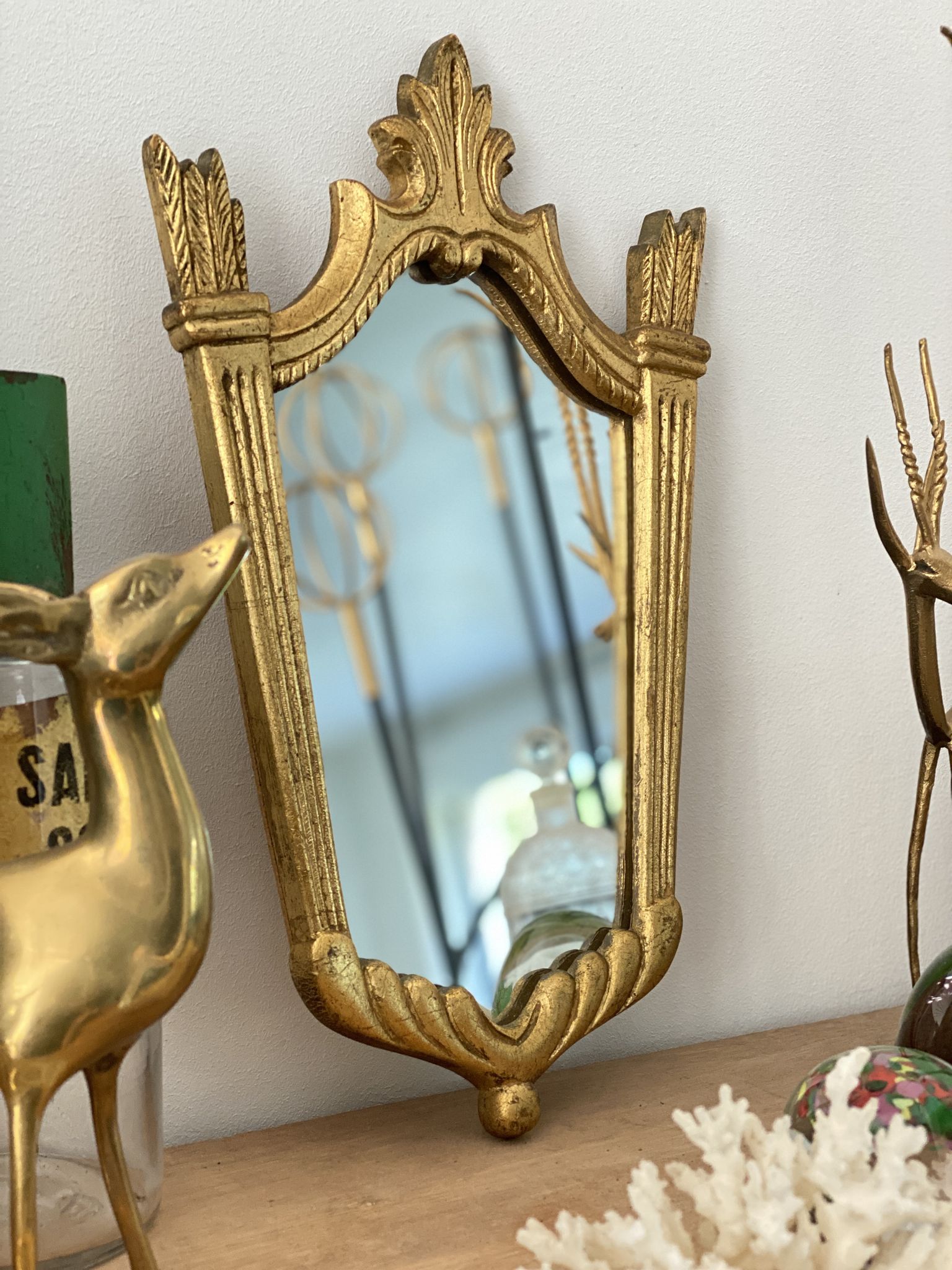 Golden mirror