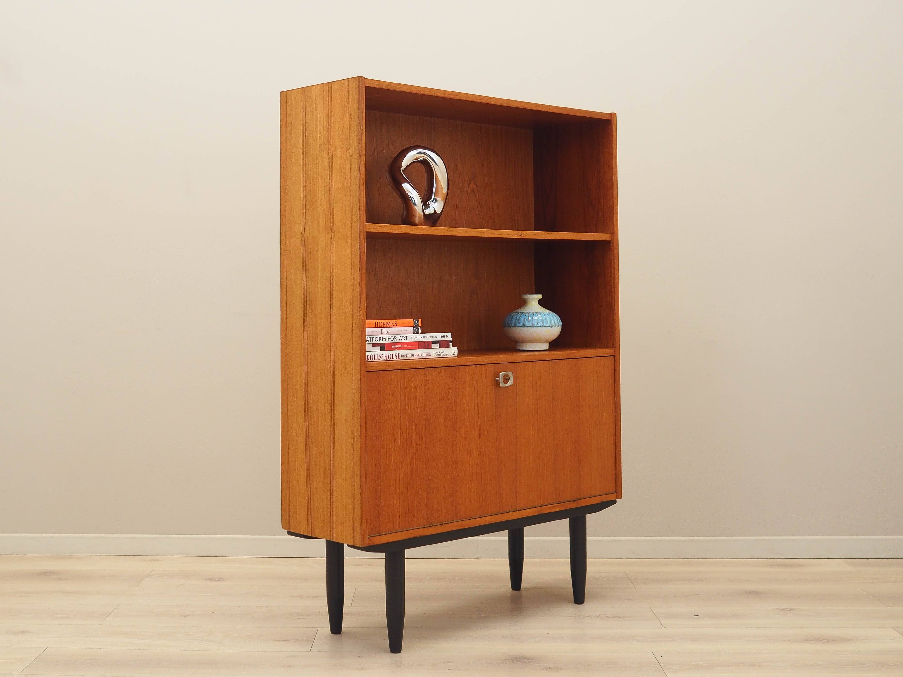 Teak bookcase, Danish design, 1960s, production: Denmark