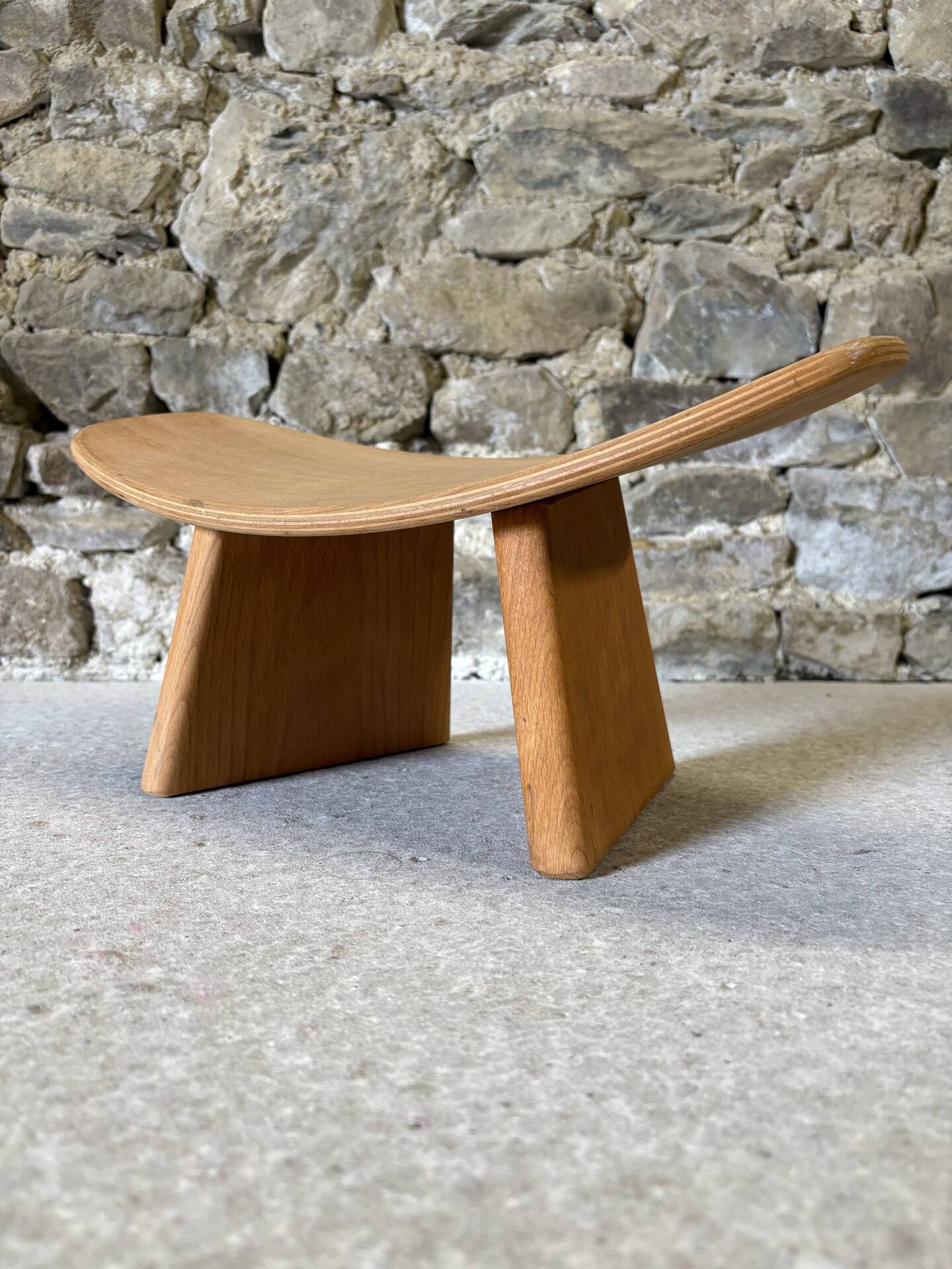Tabouret de méditation SHOGGI par A. Gaubert, 1980