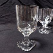 Set of 6 crystal water glasses from Villeroy and Boch, model Mercury - Height 14.