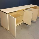 Vintage lacquered credenza, 1980s