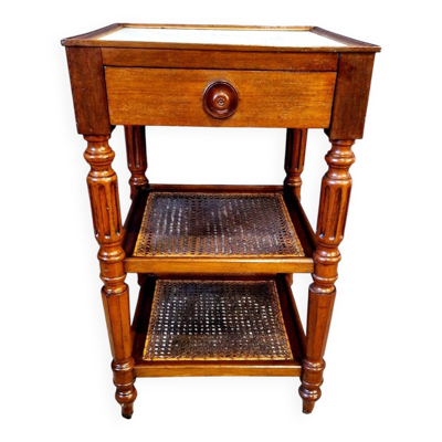 Table desserte en acajou