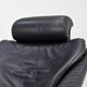 Kroken Armchair in Black Leather by Ake Fribytter for Roche Bobois