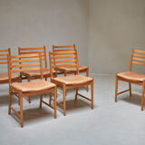 6 chaises danoises par Kai Lyngfeldt Larsen