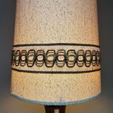 Ceramic floor lamp and curls from the 70s