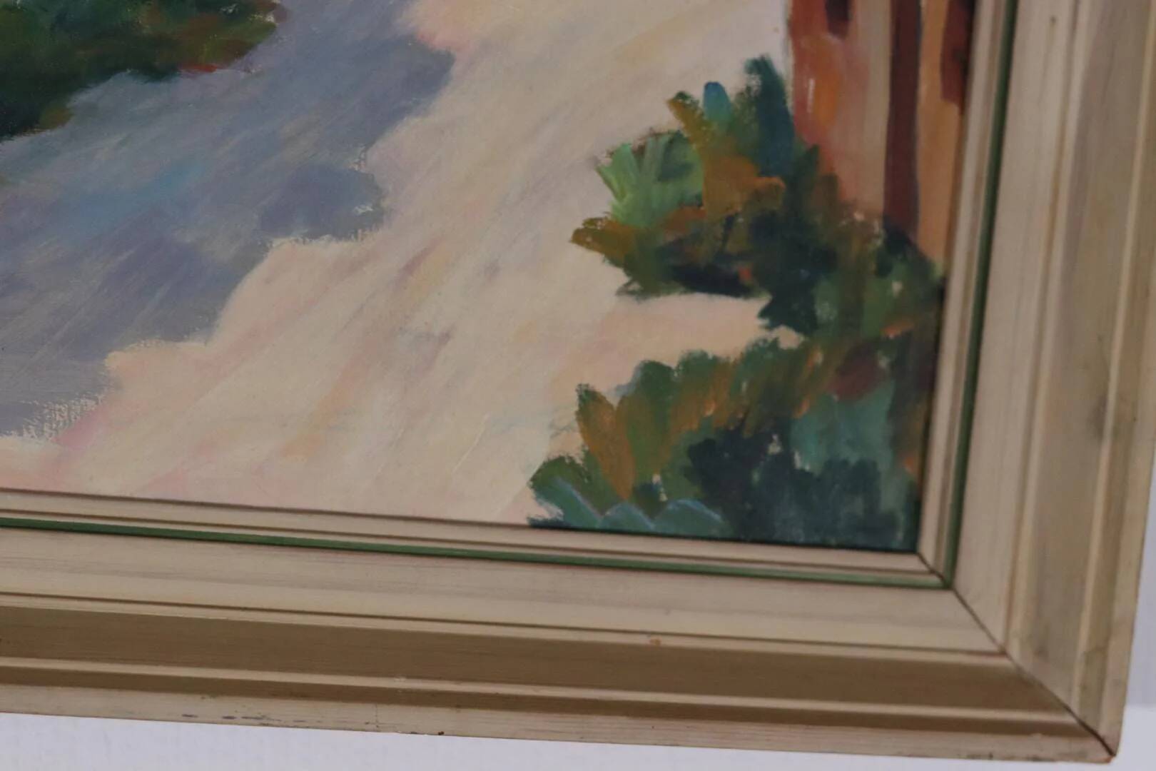 « Scène de village » par Alvar Johansson