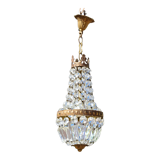 Montgolfiere chandelier in bronze and tassels