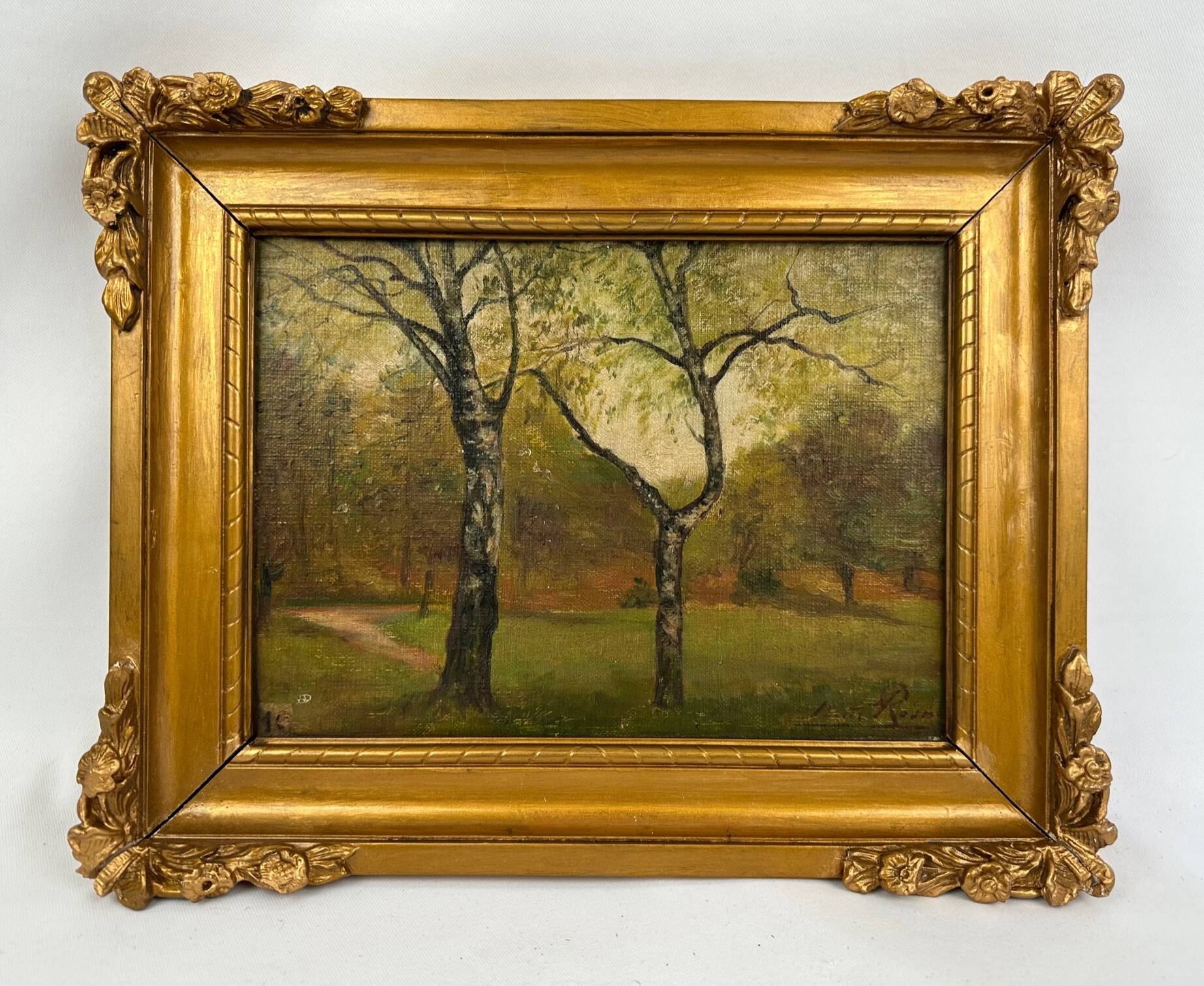 Painting “The park of La Tête d’Or”