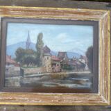 Tableau ancien paysage