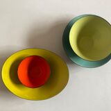 Herbert Krenchel set of 4 bowls for Krenit Denmark, 1960