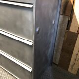 Storage valve cabinet Atal industrial shoe, metal wood