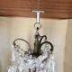 Crystal chandelier diamond cut 9 fires 1880