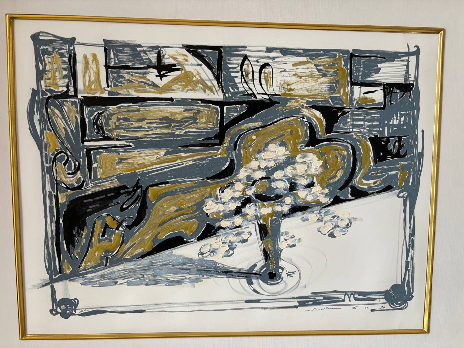 Scène d’intérieur signée Martin