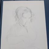 Set of 4 original drawings Edmond Sigrist (1882 1947)