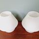 Pair of Murano glass mushroom lamps, 1970s-80s