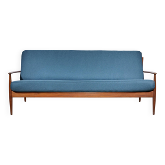Canapé design Grete Jalk pour France & Son, teck, années 1960