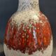 German ceramic vase by Fridgart for Karlsruher majolica from the 1960s.
