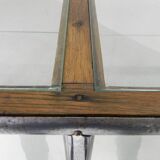 Vintage bakery display case, counter on castors 1950s