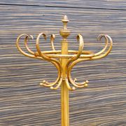 Bistro coat rack with 8 hooks, in the style of Thonet Fischel from 1920.