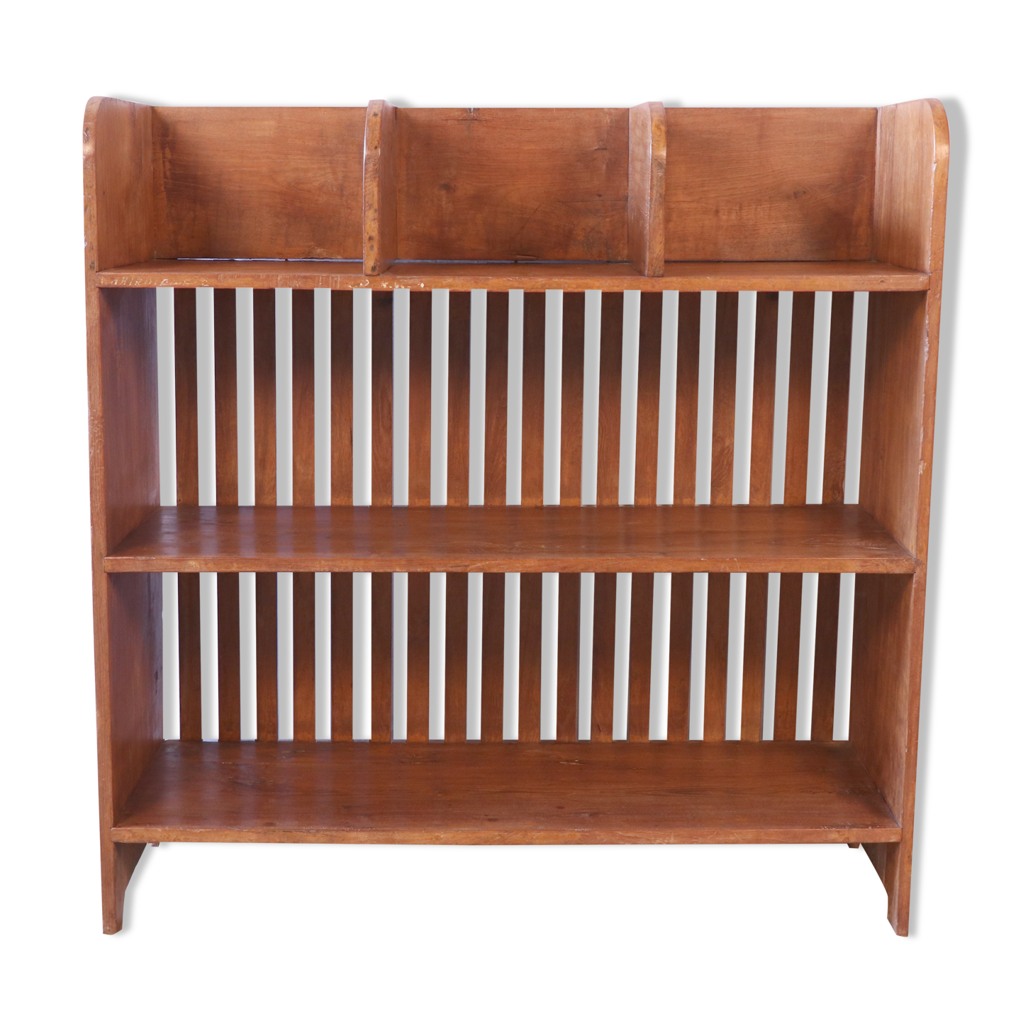 Old Burmese teak administration shelf