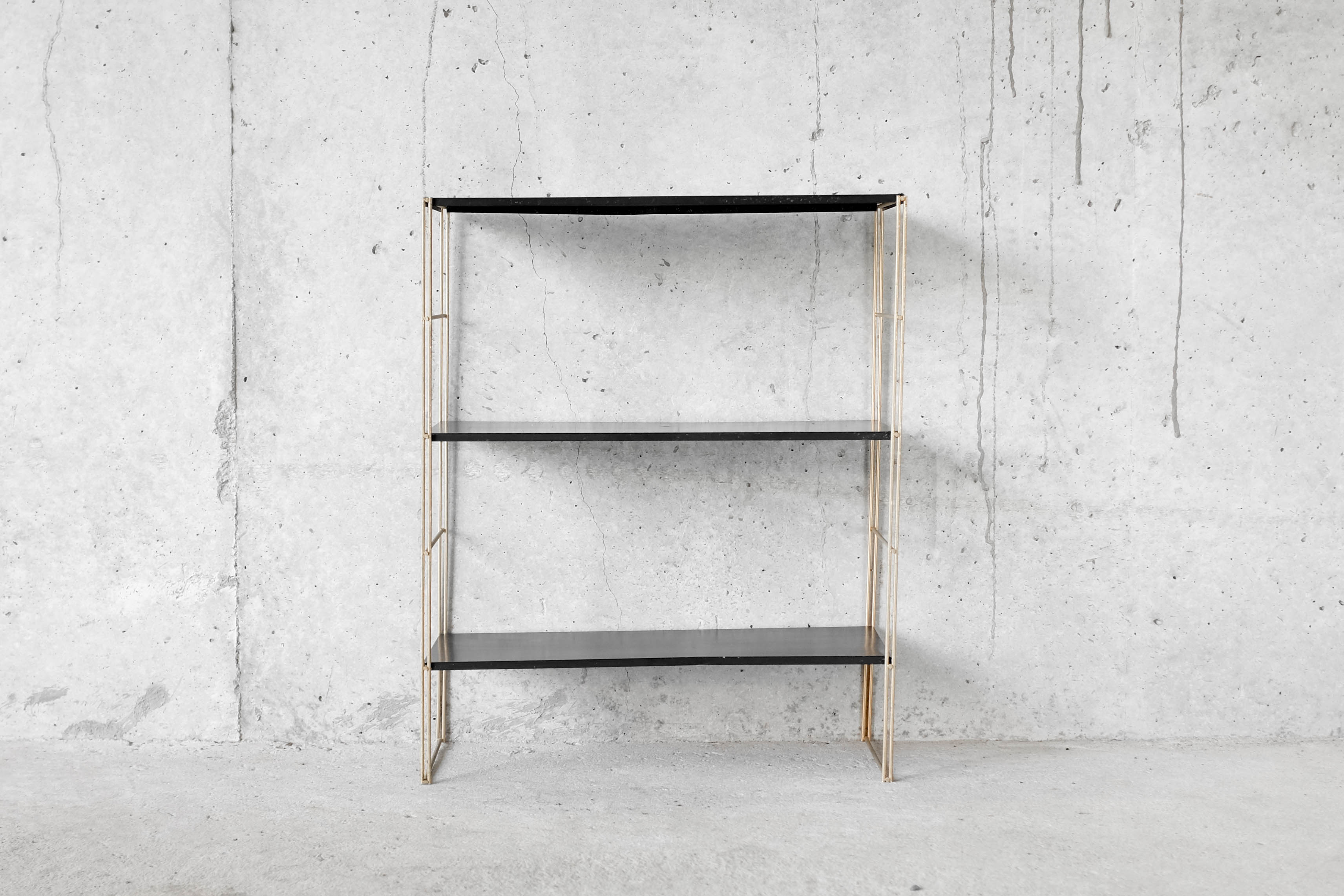 Brass string shelf
