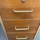 Bureau scandinave vintage en bois des années 70
