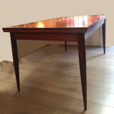 Scandinavian table in teak, built-in extensions, 1960