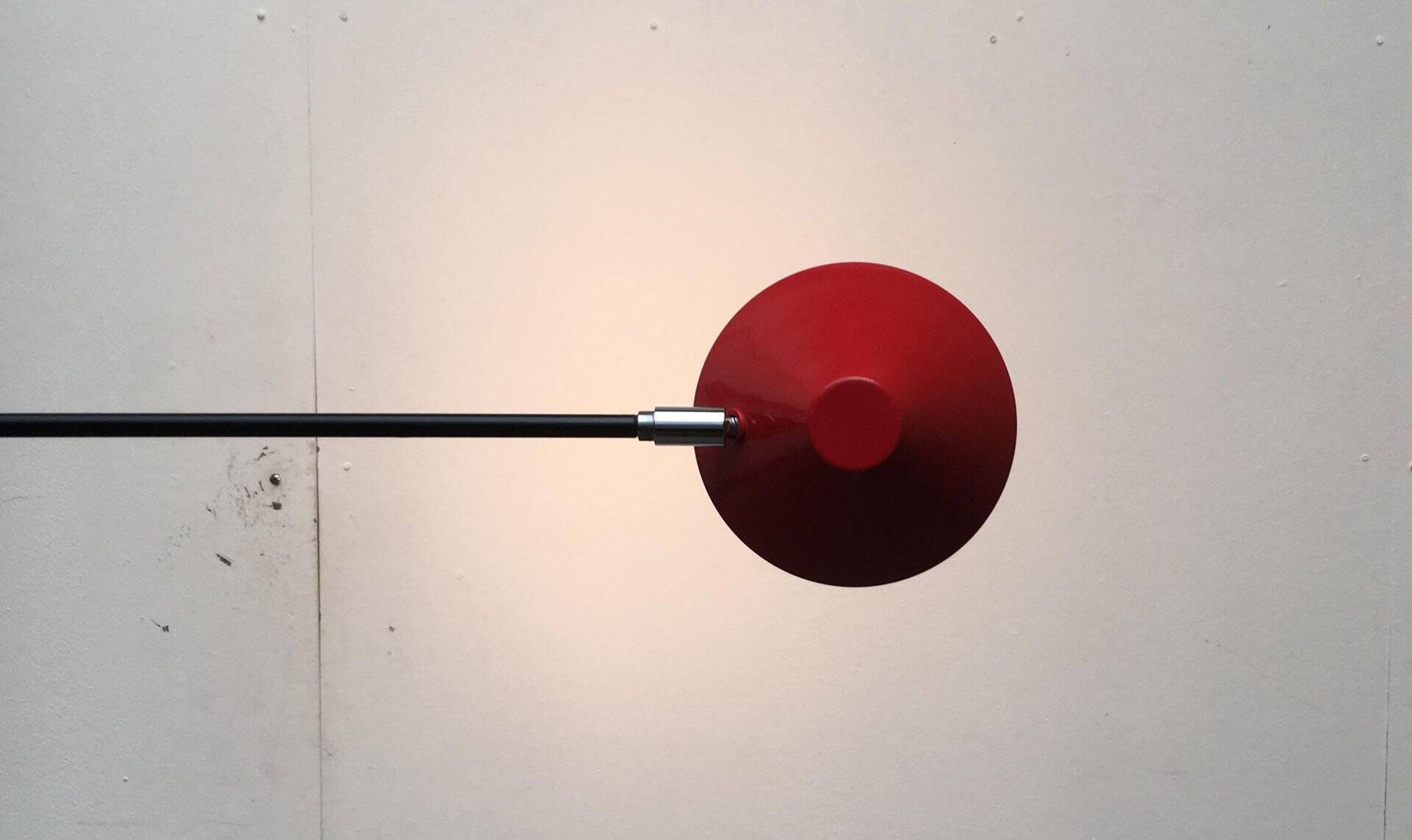 Lampe sur pied postmoderne allemande vintage de Honsel