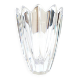 Tulip vase in Swedish crystal 70s