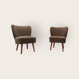 Deux fauteuils cocktail du milieu du siècle