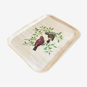 Vintage bird tray