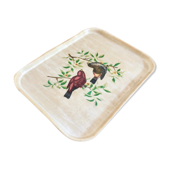 Vintage bird tray