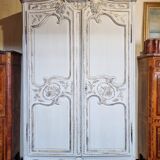 Wedding cabinet de fécamp - upper normandy - transition era - patinated oak - 18th