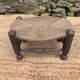 Tabouret bois et paille