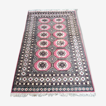 Ancien tapis d'orient fait mains 198 x 126