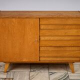 Vintage Oak Sideboard by Jiří Jiroutek, 1960s, Czechoslovakia